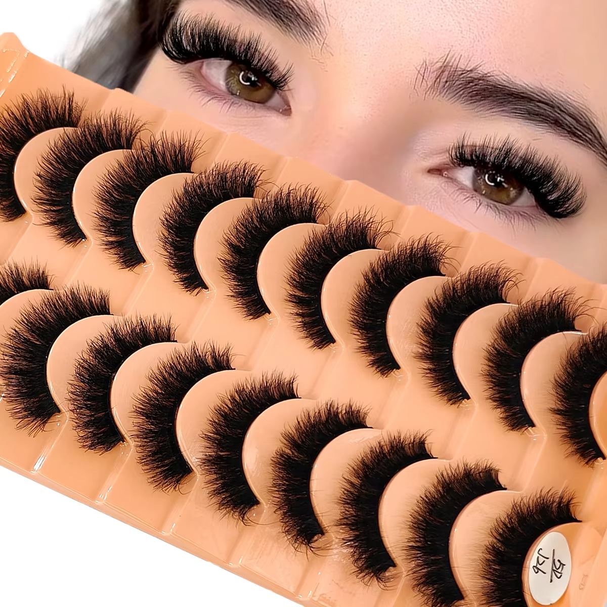 10 Pairs 3D Mink Style Soft Fluffy False Eyelashes