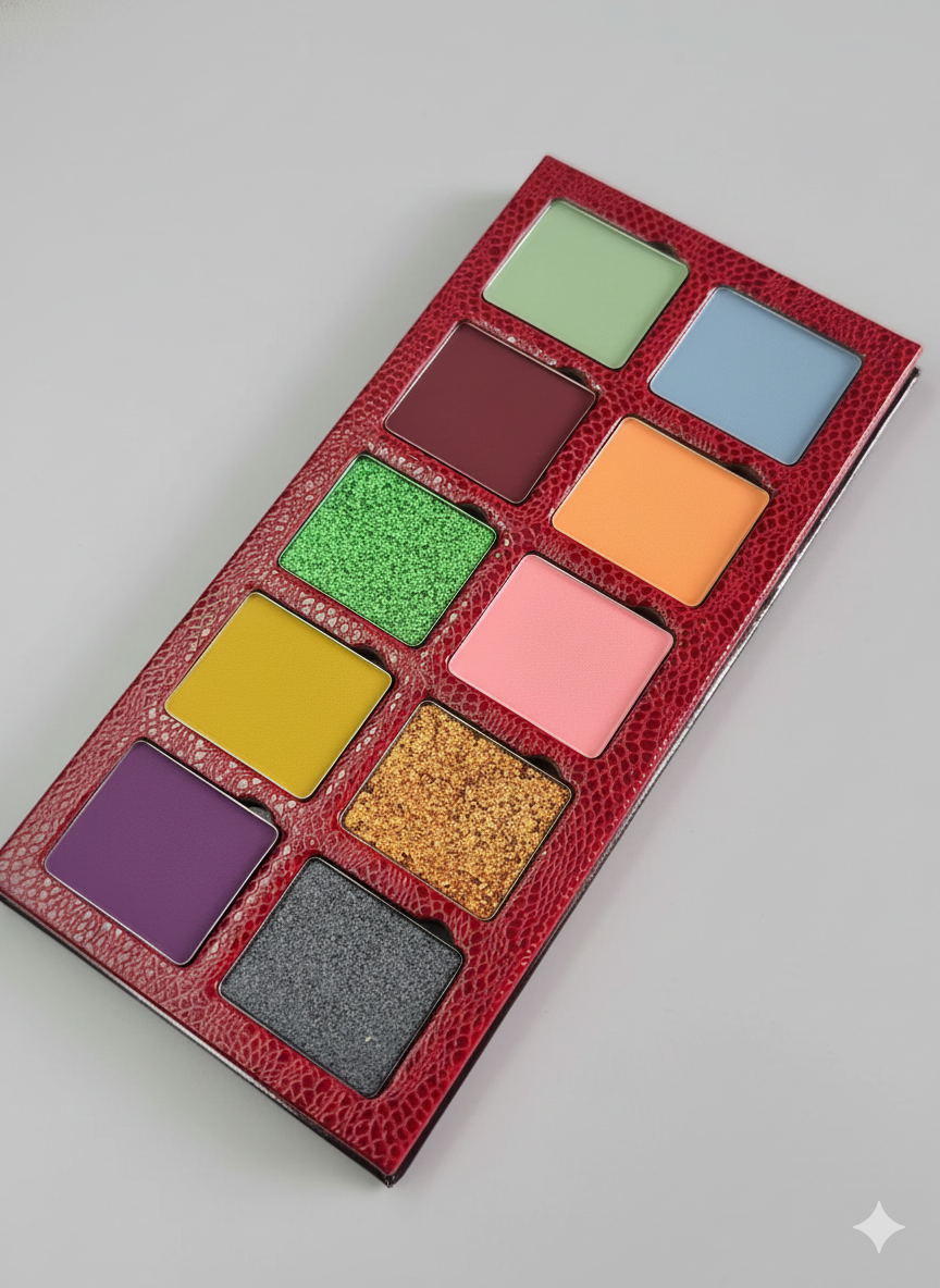 DRAMO 10 Colors Scale Chameleon Eyeshadow Palette Matte Glitter Waterproof Long Lasting Cosmetics Women Eye MakeUp Pallet