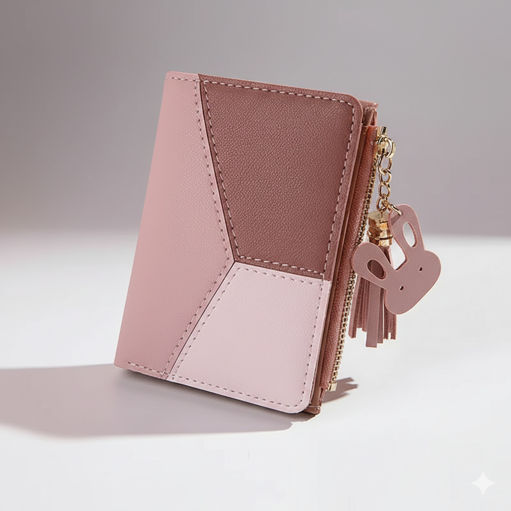 Women's Wallet PU Leather Women's Wallet Made of Leather Women Purses Card Holder Foldable Portable Lady Coin Purses
